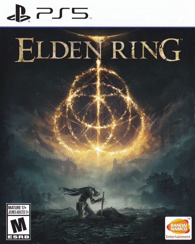 Elden Ring box art for Playstation 5